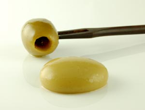 Spherical olive and traditional olive
