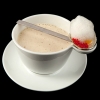 NE Clam Chowder Foam, Quail Egg, Sea Wind