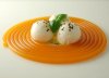 Gelification 1-Tomato spaghetto with mozzarella
