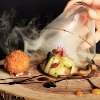 Multiple Techniques Smokey Forest- lavender smoke, porcini soil, arugula sphere