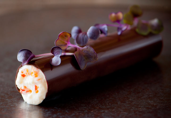 Sakura Cress Choco Food Pairing