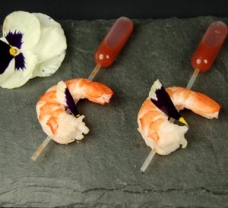 5-Shrimp with Cocktail Sauce in Pipette
