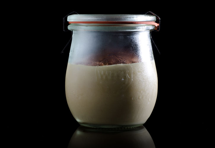 Caramel cream with carrageenan -jar