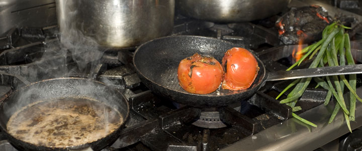 Roasting vegetables