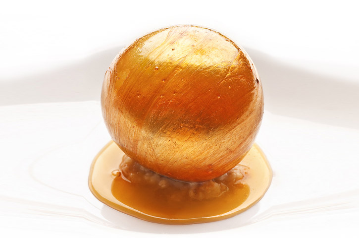 Blown Sugar Isomalt caramel flan