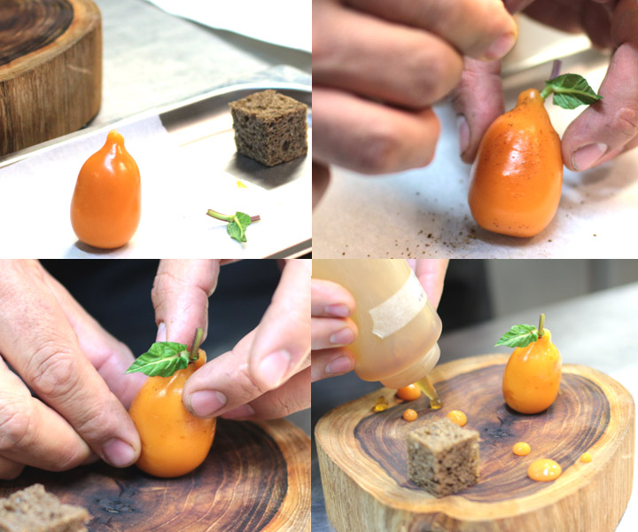 Foie gras medlar - assembly