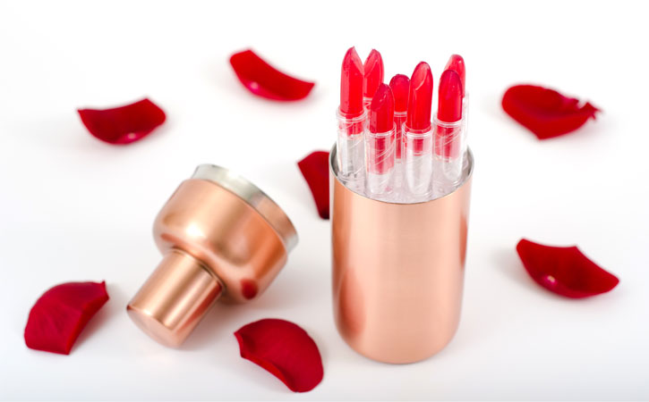 Edible Lipstick Cocktail -top-view