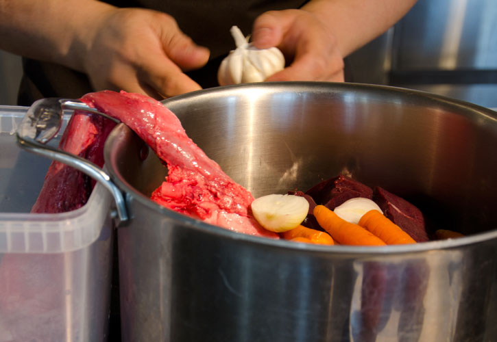 Lamb offal cooking