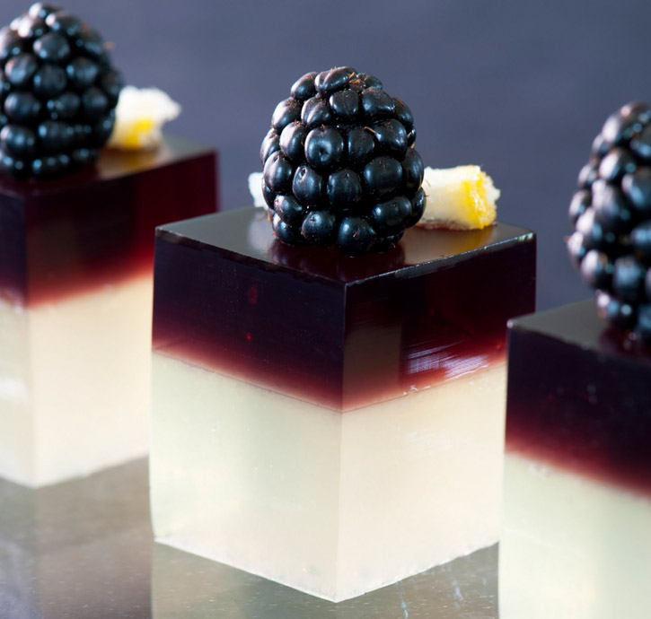 Gelatin The Bramble Cocktail Gel