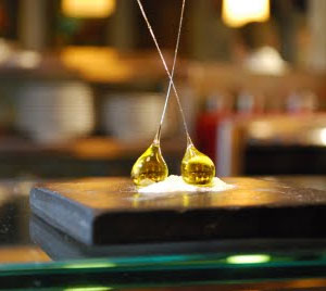 Minibar Restaurant - olive oil bon bon