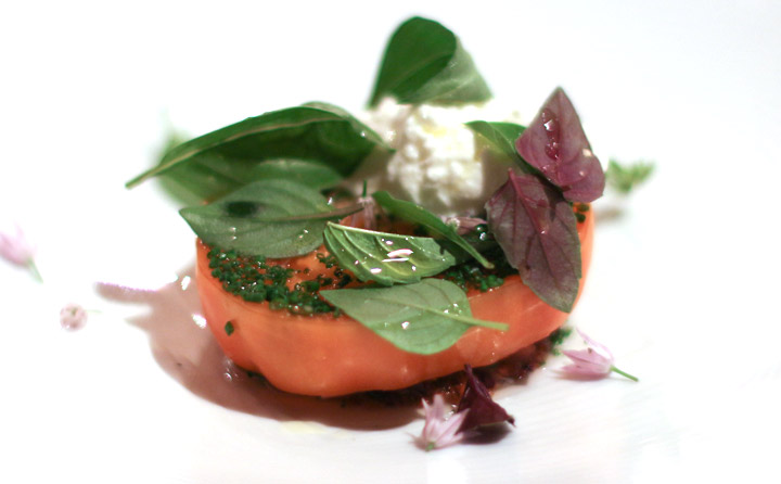 Royal Mail Warm tomato and fresh ricotta cheese by Chef Dan Hunter