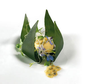 Croquanter leaf dish