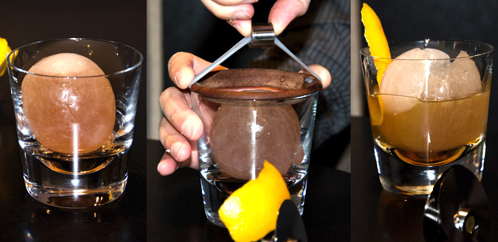 In The Rocks - breaking ice ball with sling shot