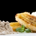 3- Nutella Powder with Caramelized Bananas